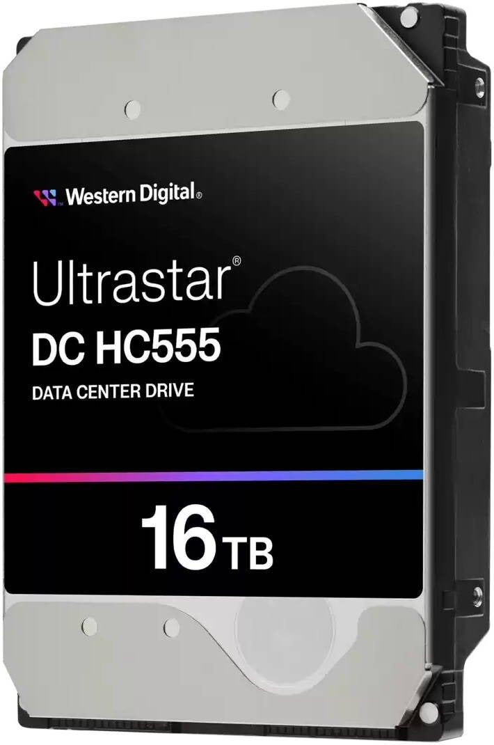 Western Digital WD Ultrastar DC HC555 Data Center SATA HDD, 16TB, 7200 RPM, Interface 512e/4Kn | WUH722016CLE6L4 - Image 1